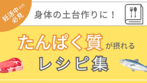 妊活中にたんぱく質が大切な理由とたんぱく質を含むレシピ