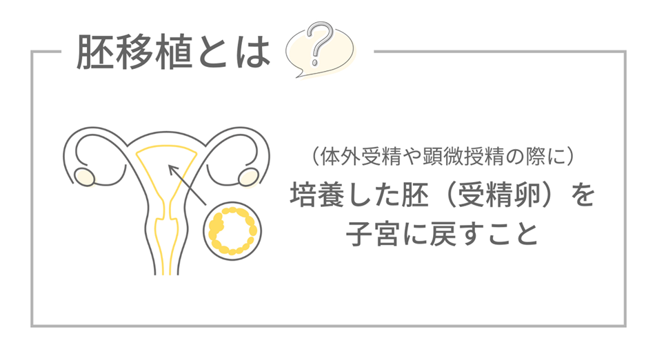 胚移植とは？