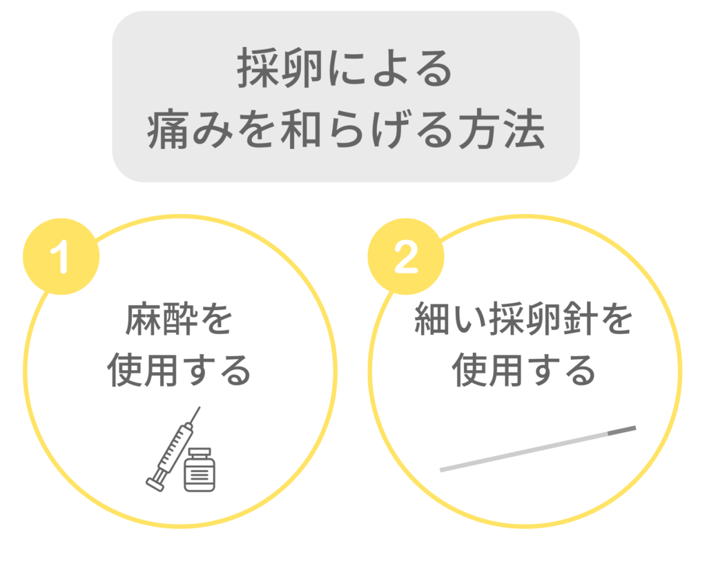 採卵時の痛みを和らげる方法