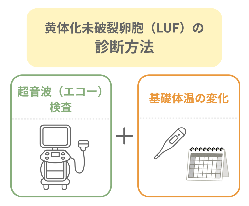 黄体化未破裂卵胞(LUF)の診断方法