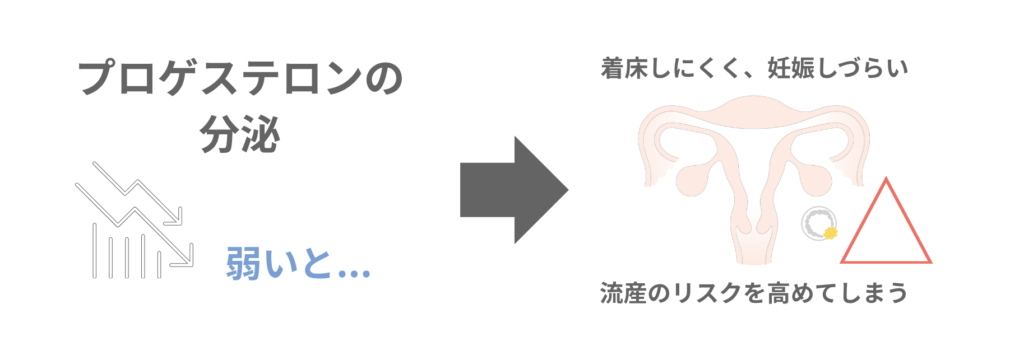 プロゲステロンの分泌が弱いと起こる妊娠への影響
