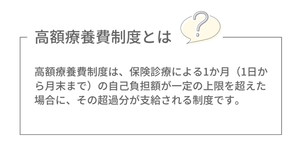 高額療養費制度とは